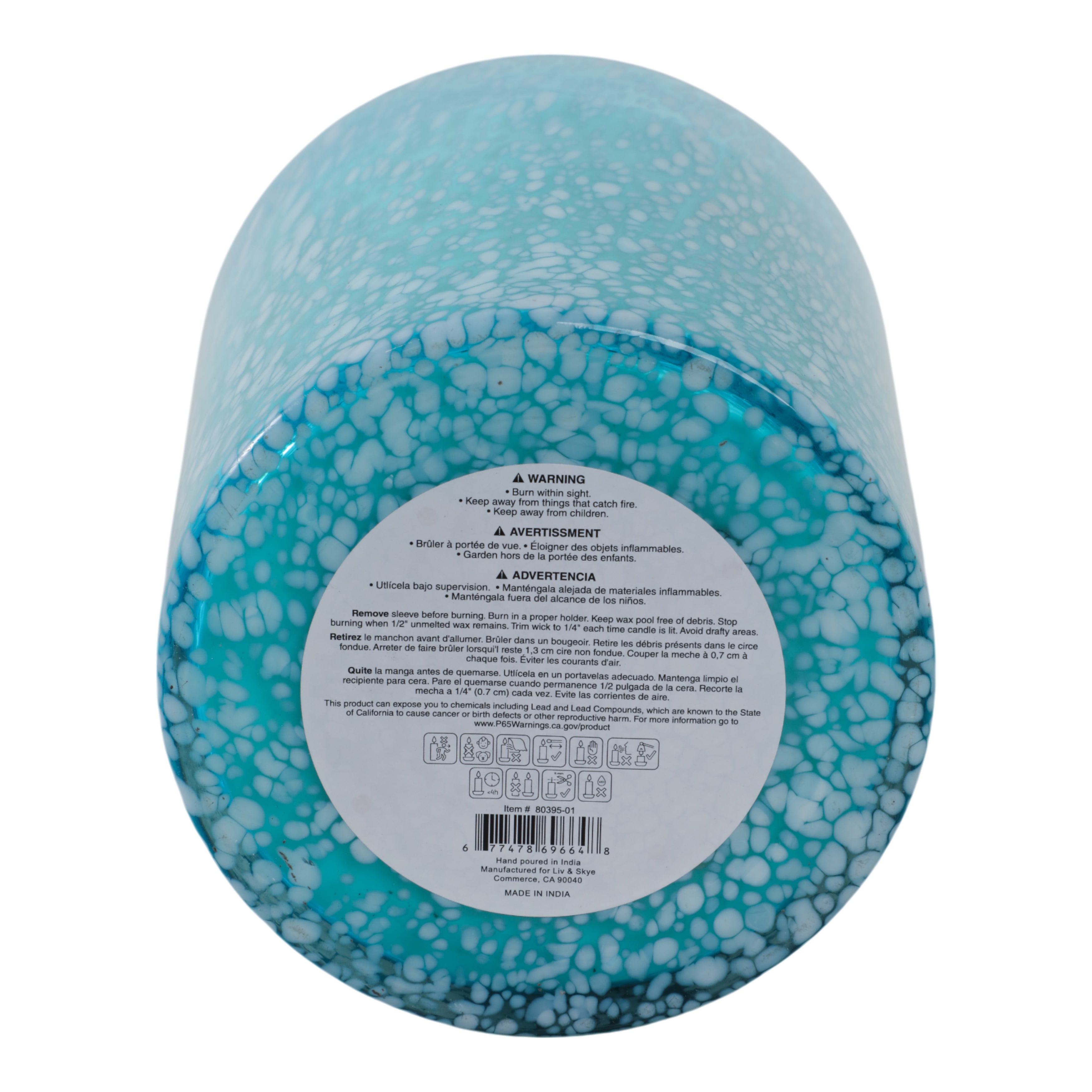 7x9" 105 Oz Wood Sage & Sea Salt Speckle Candle, B - Decor Addict, LLC