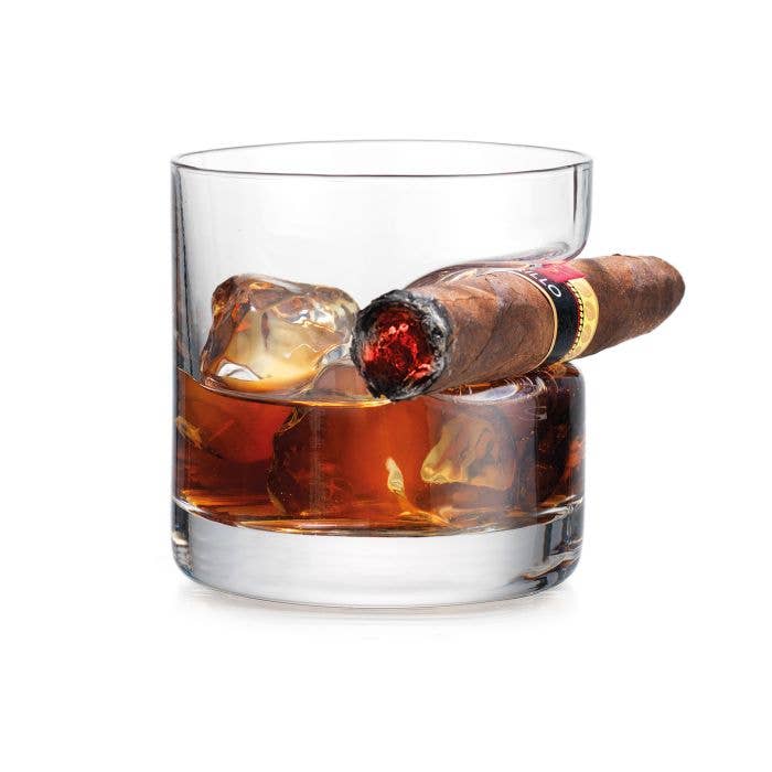 Set of Two Cigar Glass 12oz - Gifts for Him - Decor Addict, LLC