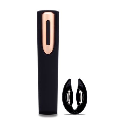 Vin Fresco Electric Wine Opener, Battery-Powered Corkscrew: White & Rose Gold - Decor Addict, LLC