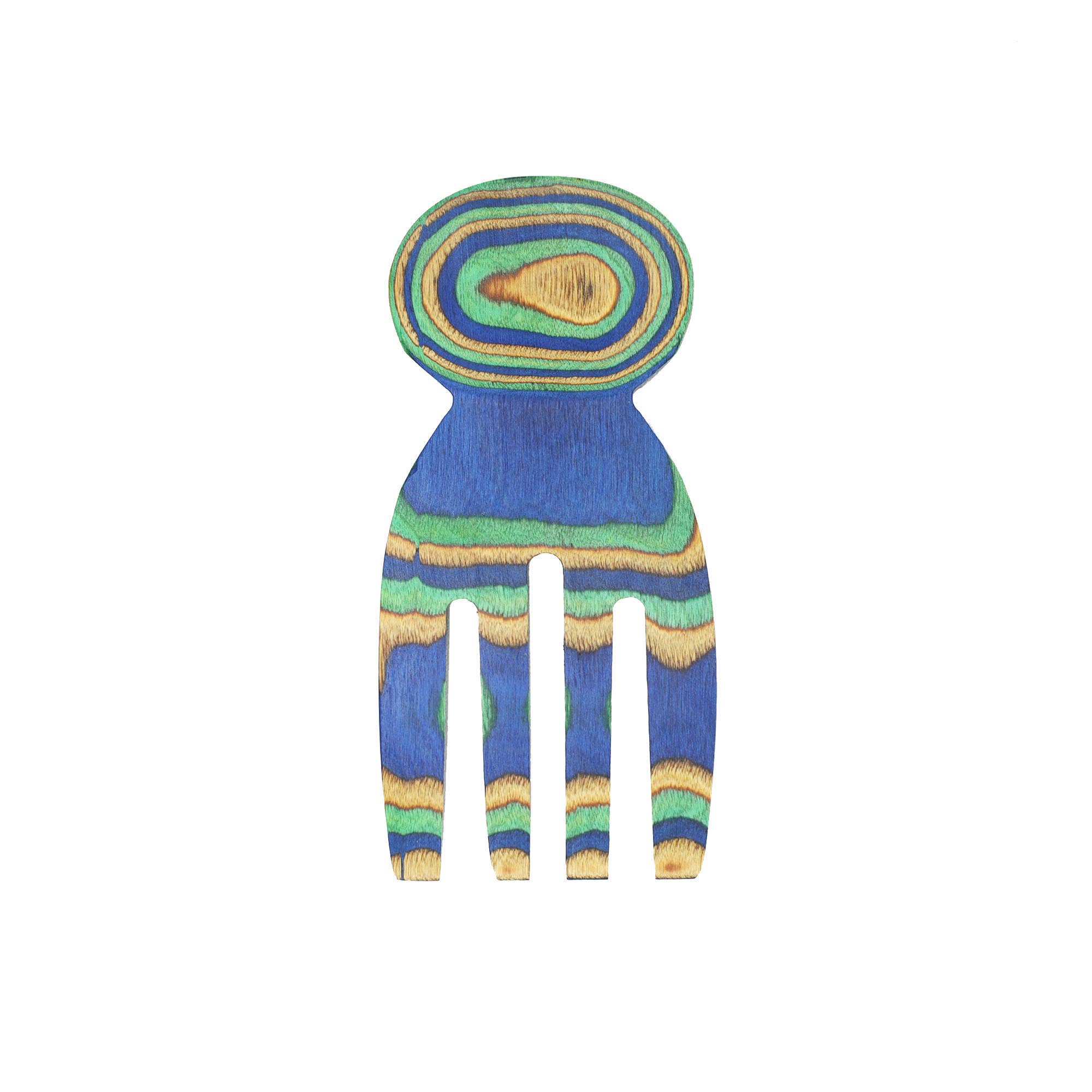 5" Peacock Salad Hands