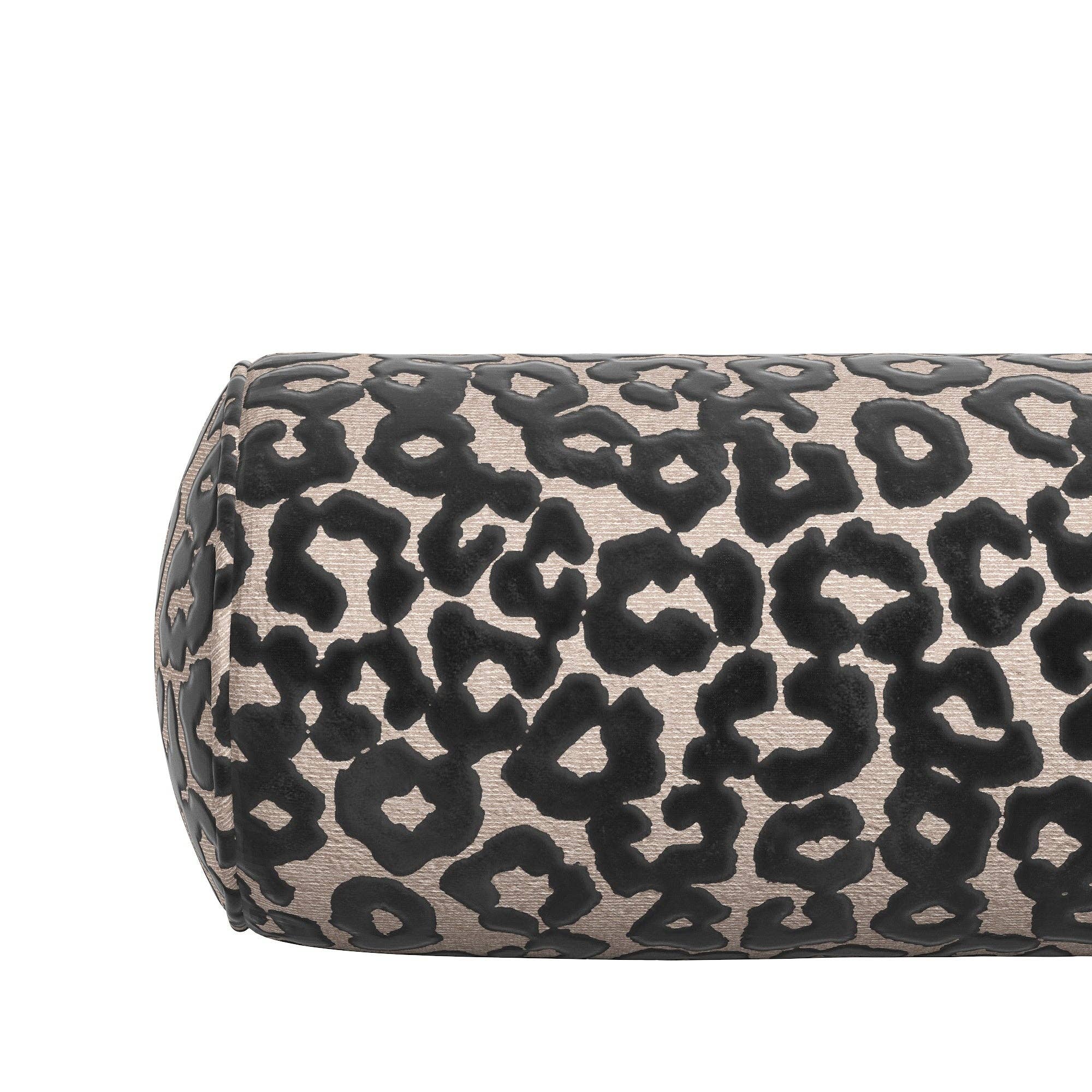 Elvira Bolster Pillow: Blue Smoke / 8" x 24" - Decor Addict, LLC