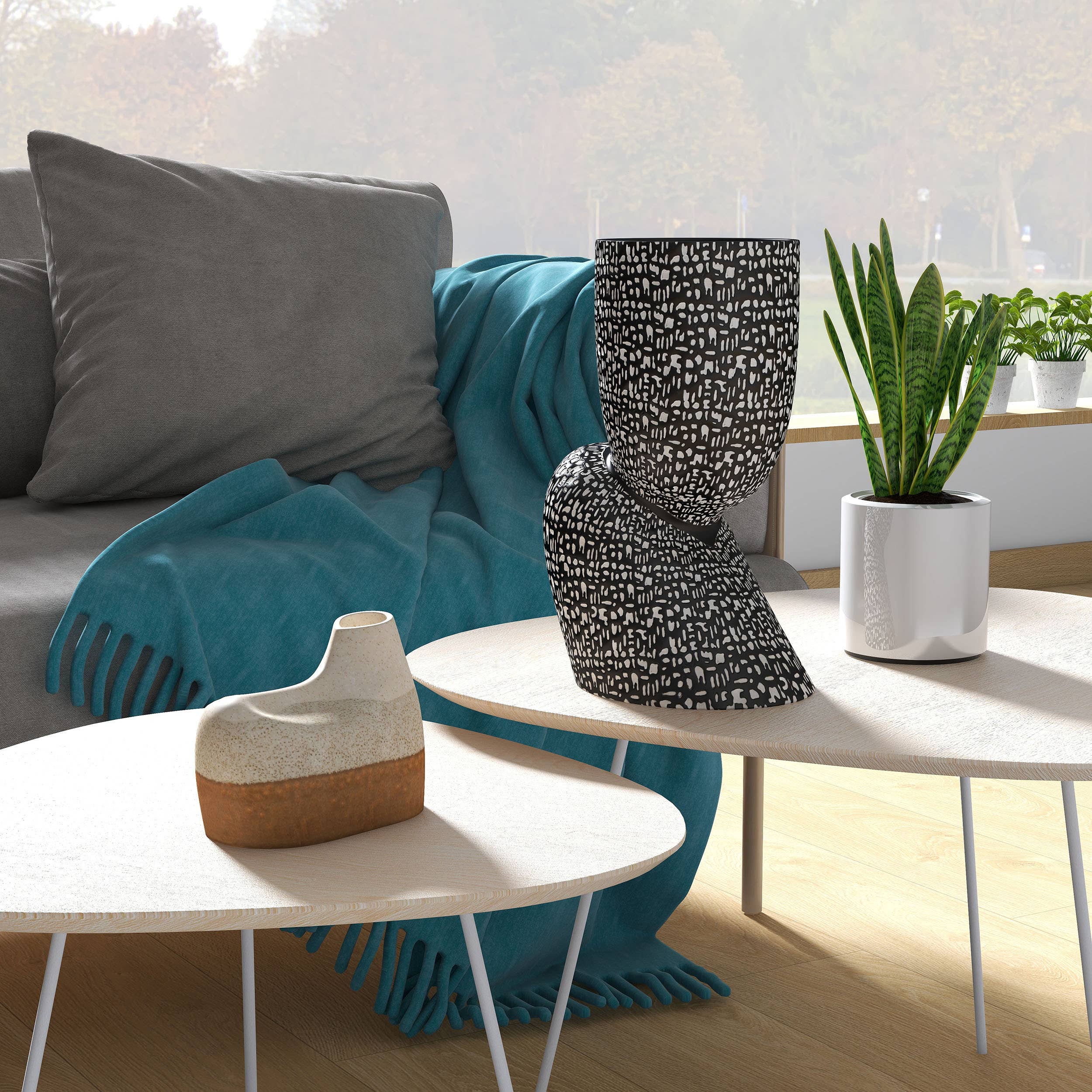 Balkan Ceramic Table Vase - Decor Addict, LLC