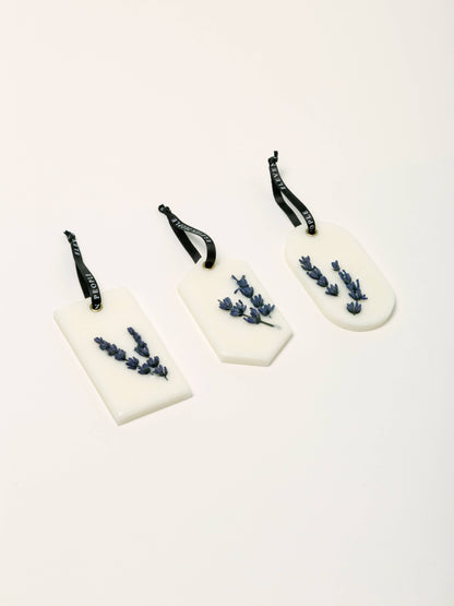 03 Lavender Palo Santo and Saffran. Closet Wax Bar Freshener: Large - Decor Addict, LLC