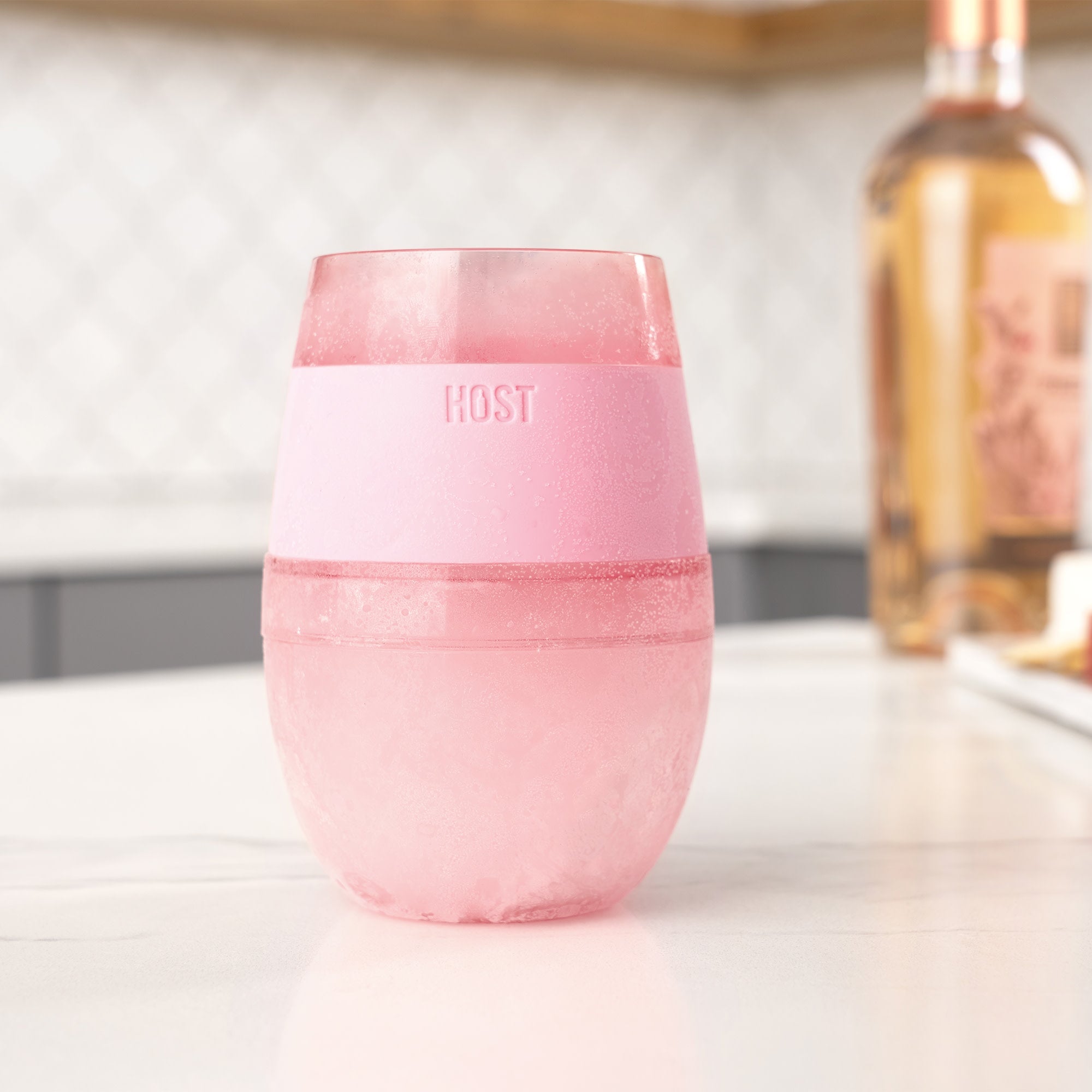 Wine FREEZE™ in Translucent Pink - Decor Addict, LLC