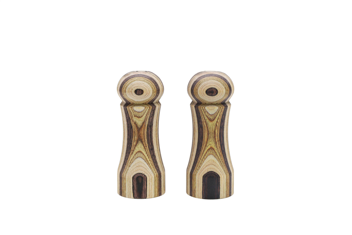 Natural Pakka Salt & Pepper Shaker Set