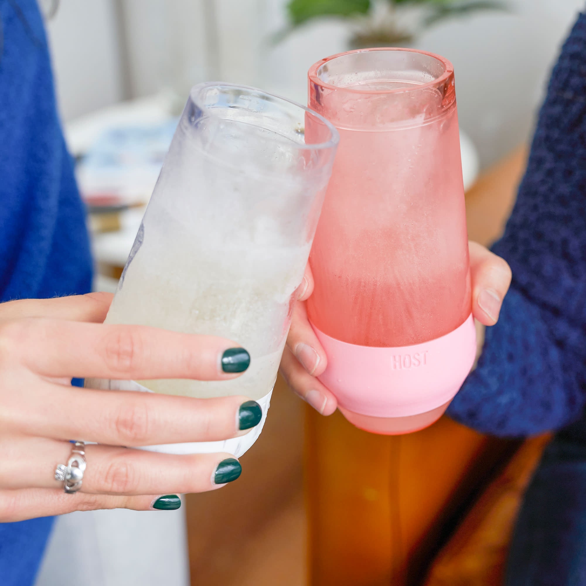 Champagne FREEZE™ in Blush Tint, Set of 2 - Decor Addict, LLC