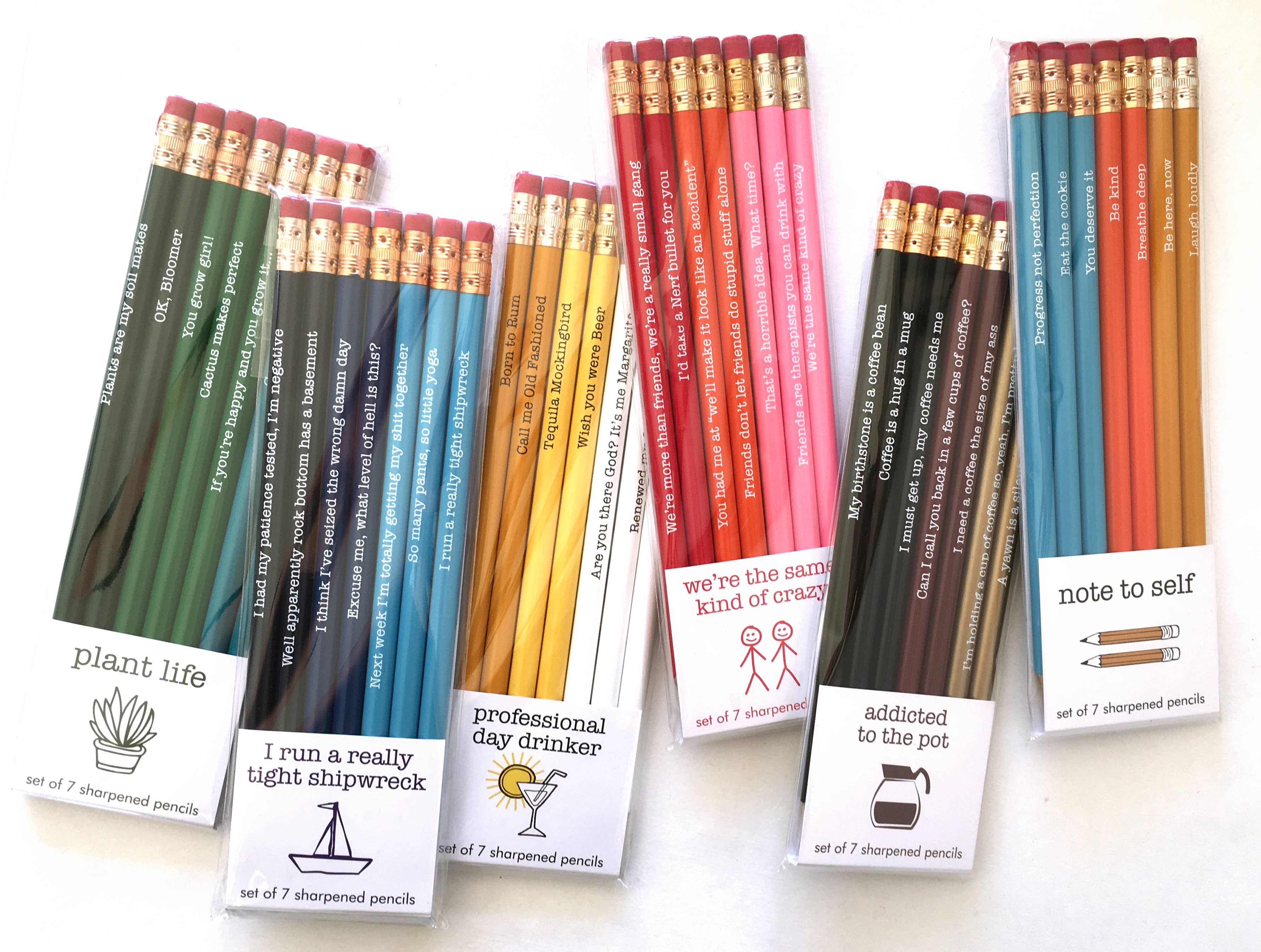 NOTE TO SELF PENCIL SET - Decor Addict, LLC