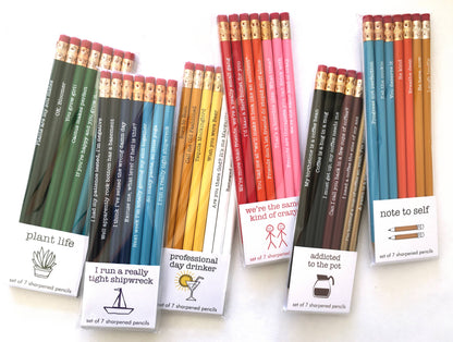 NOTE TO SELF PENCIL SET - Decor Addict, LLC