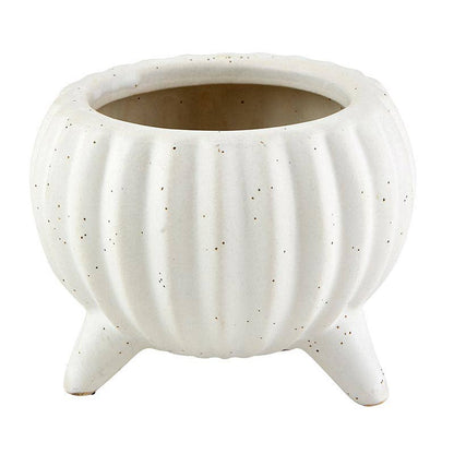 Matt Dot Cream Planter - Decor Addict, LLC