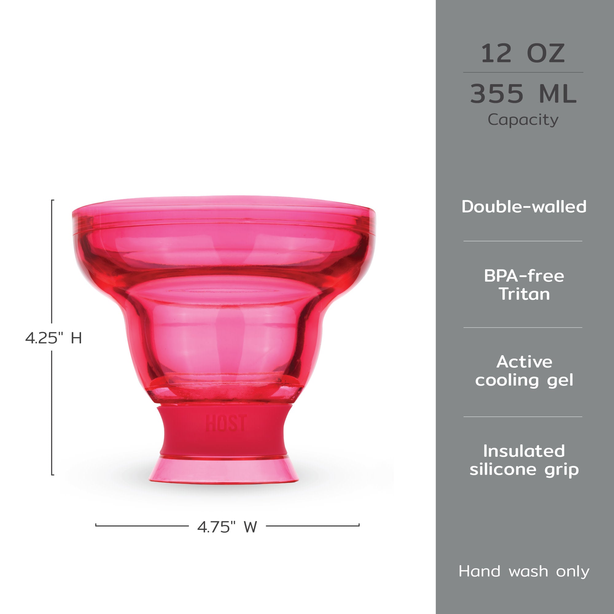 Margarita FREEZE™ in Punch Pink, Set of 2 - Decor Addict, LLC