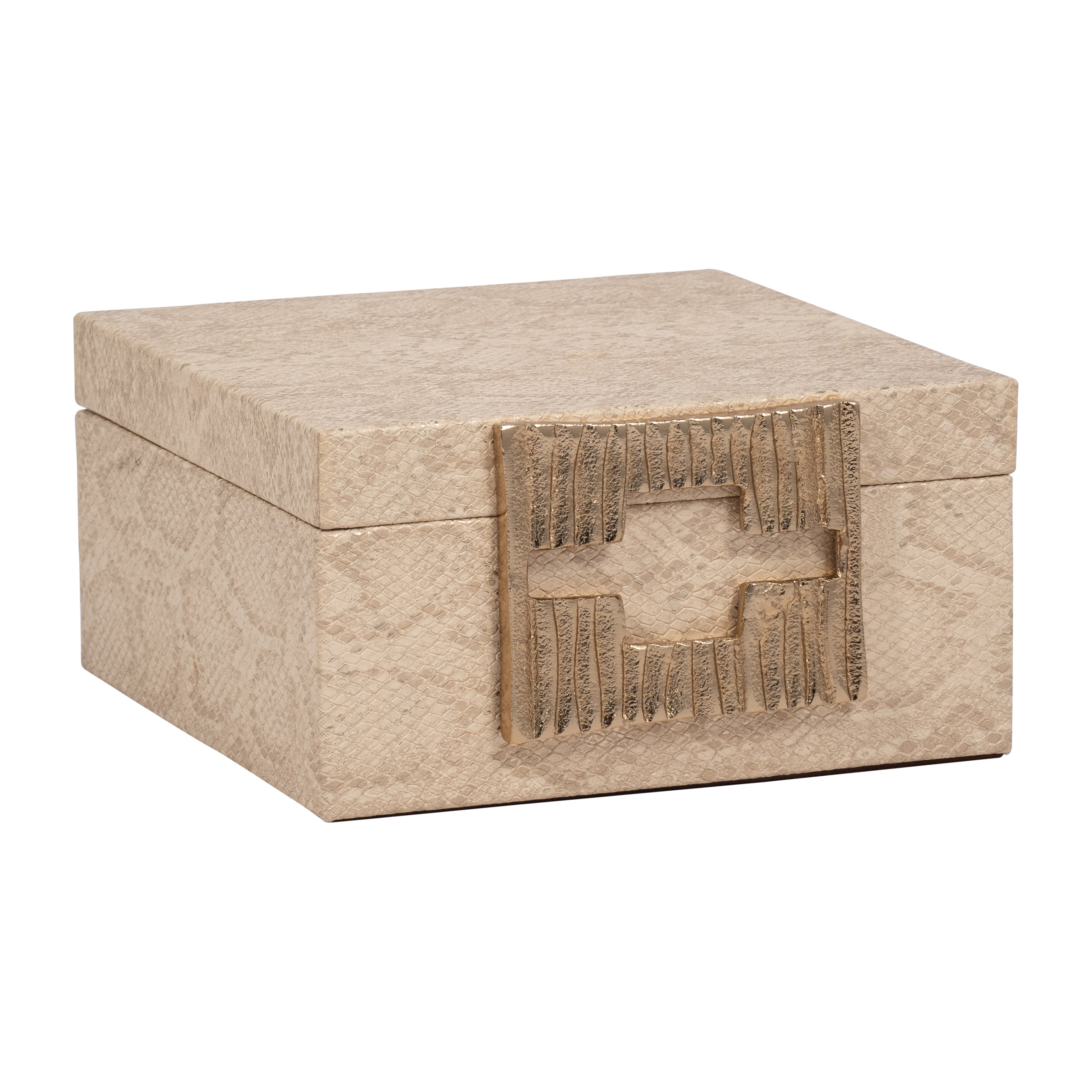 Sagebrook Home Leather Box - Thumbnail 5