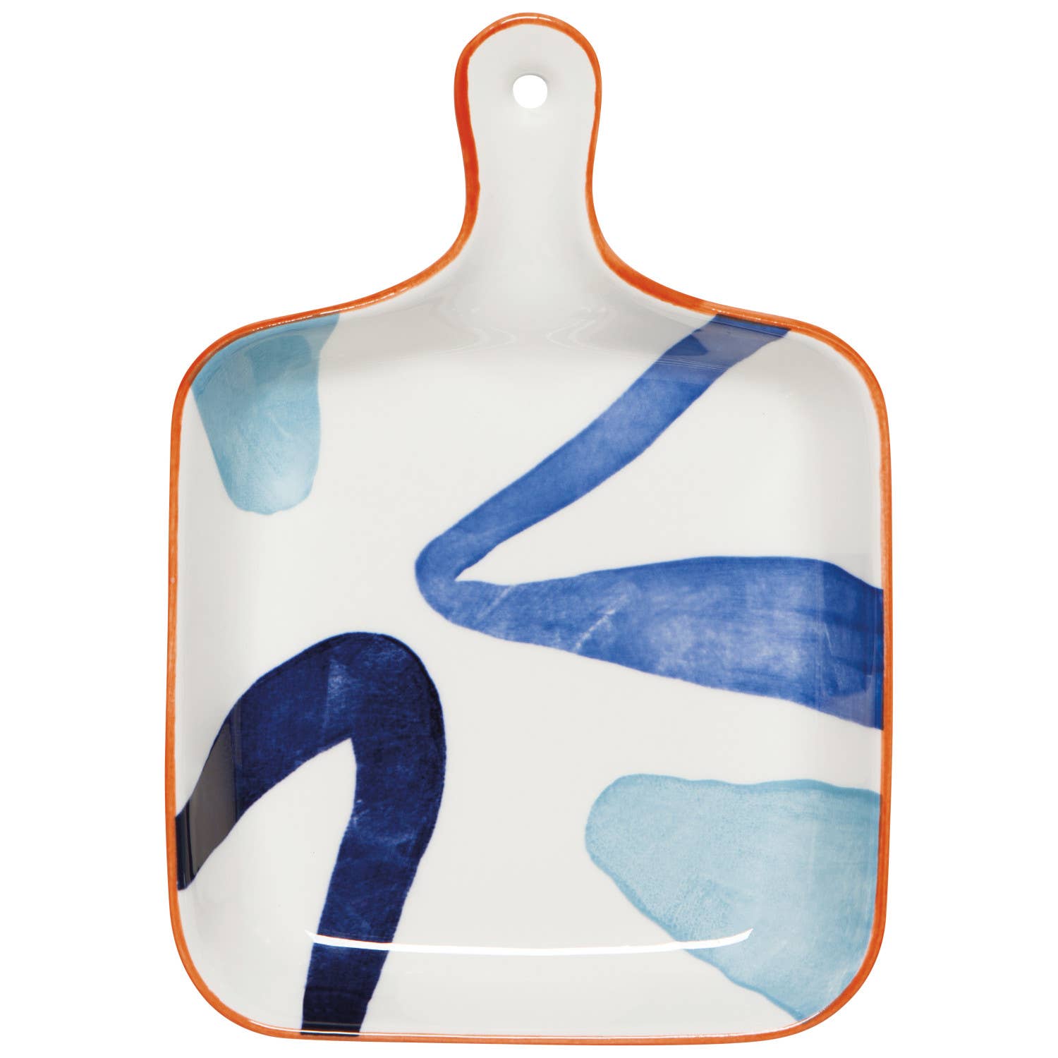 Canvas Stamped Tapas Plate - Decor Addict, LLC