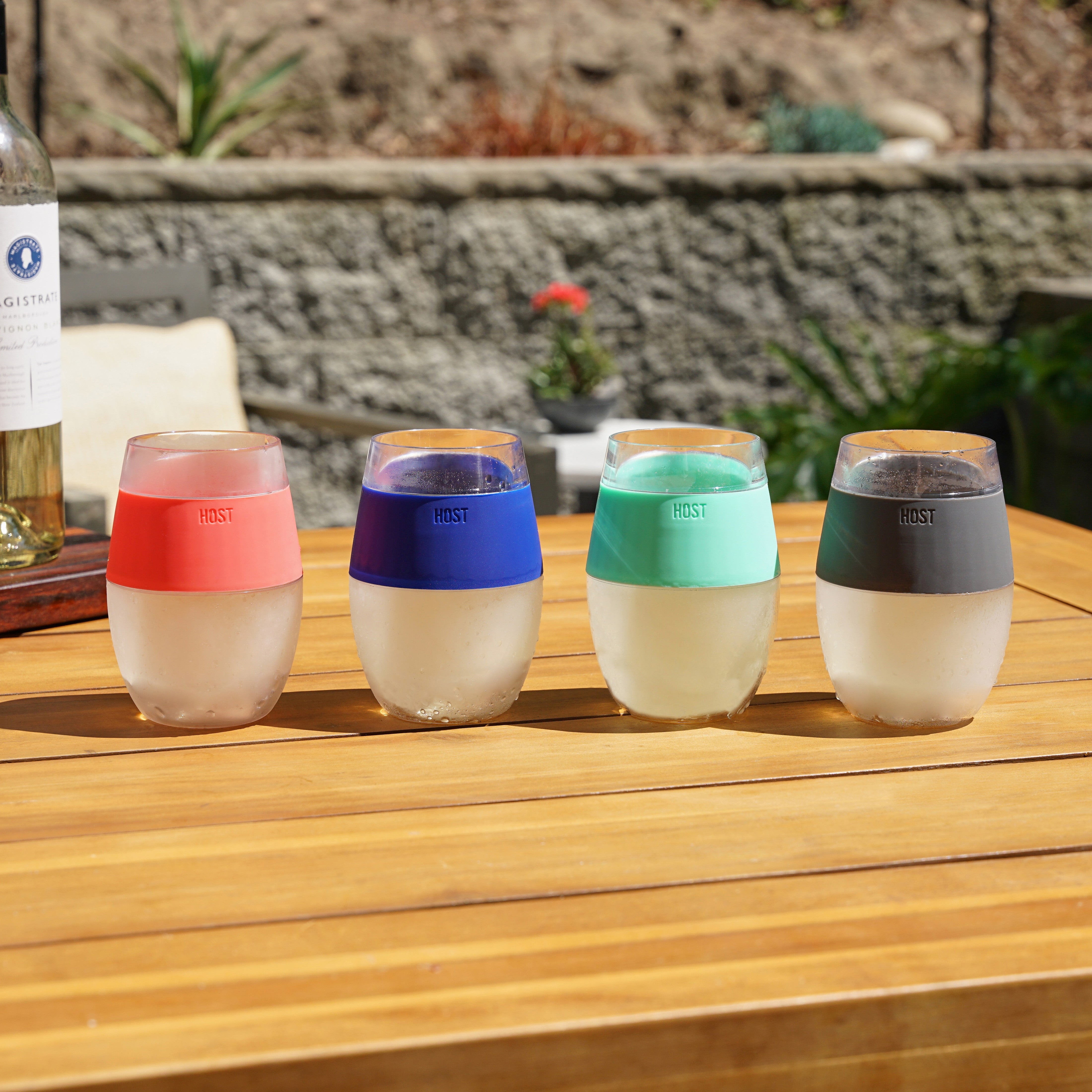 Wine FREEZE™ in Multicolor, Set of 4 - Decor Addict, LLC