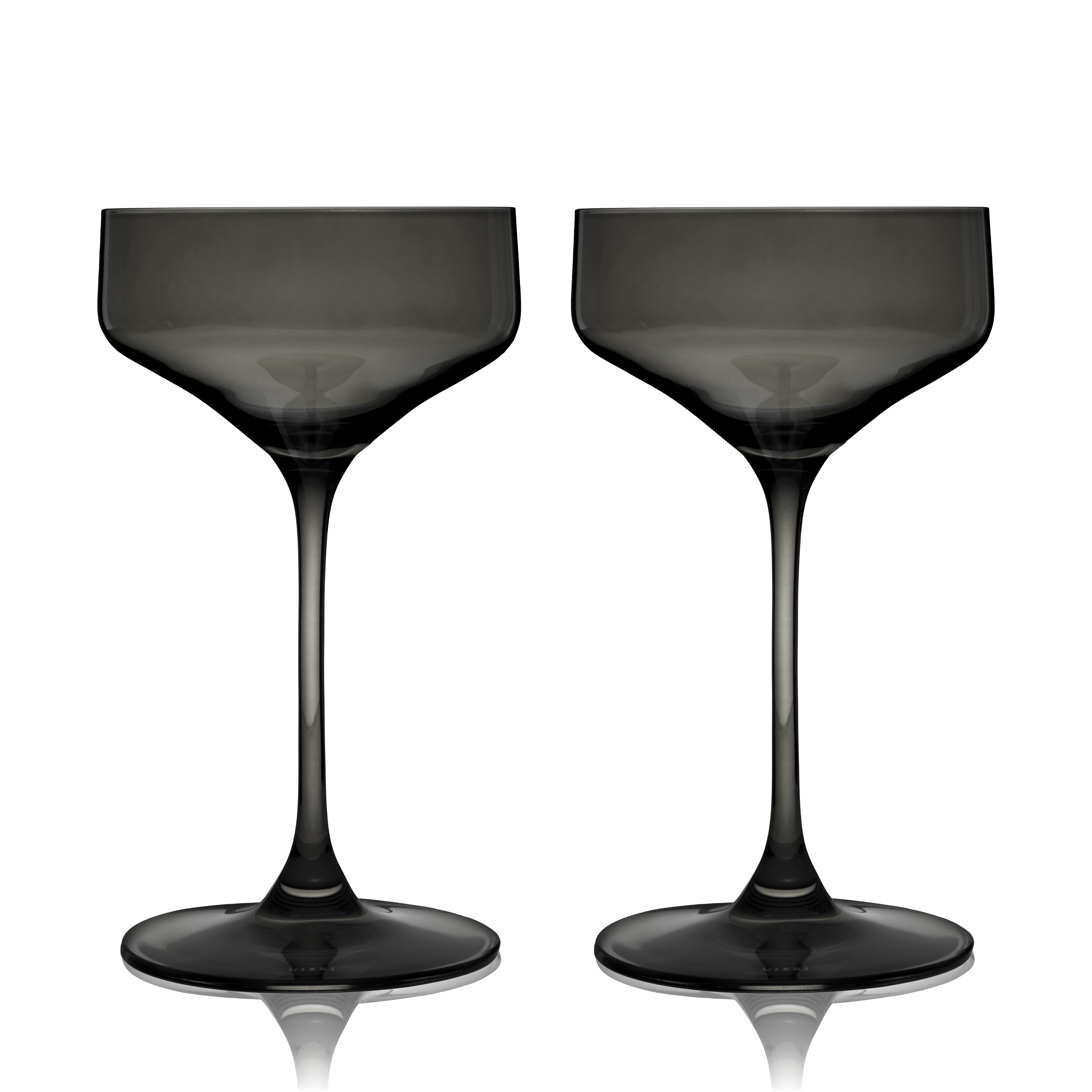 Reserve Nouveau Crystal Coupe Glasses