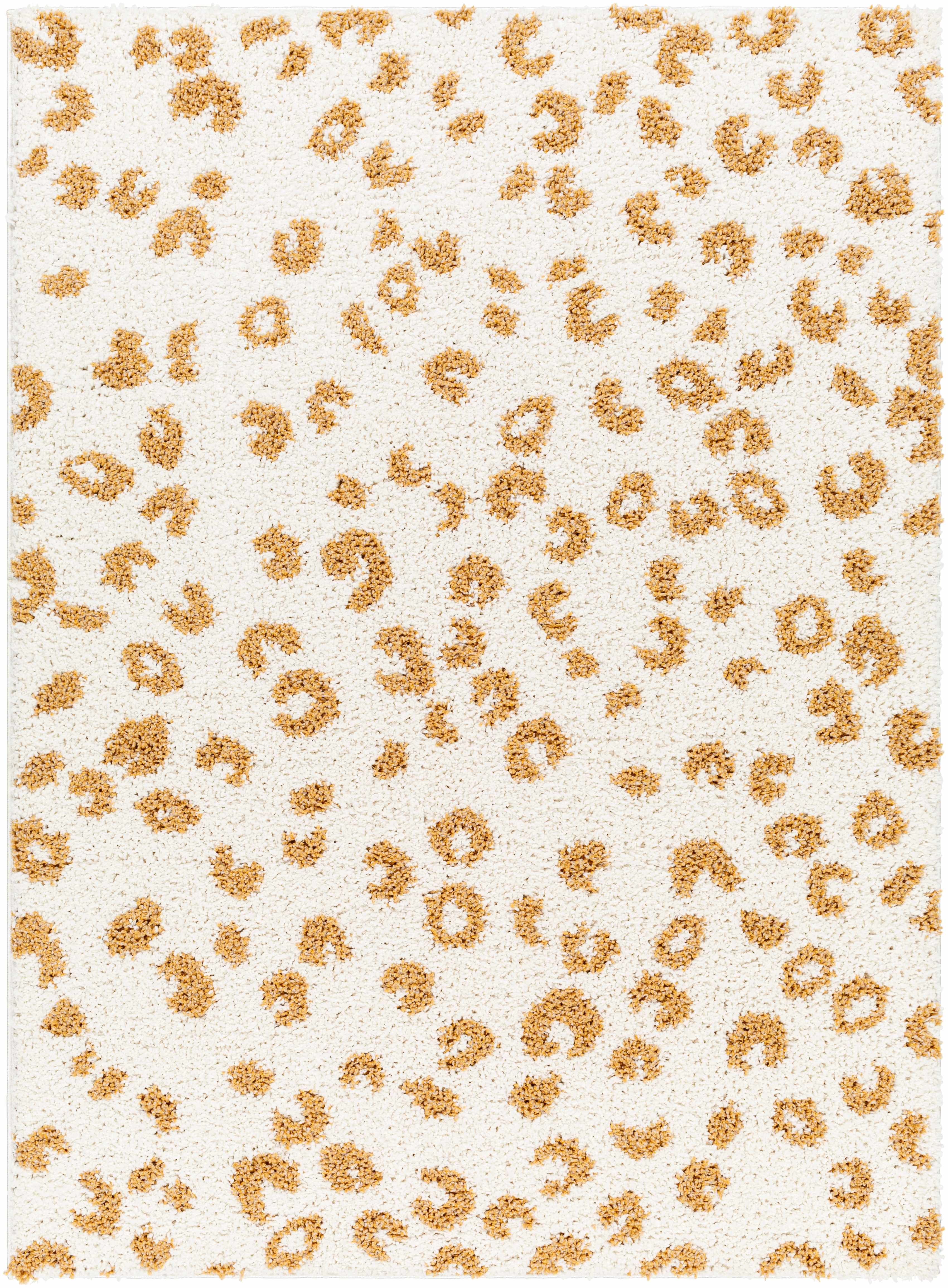 Altin Leopard Print White Area Rug - Decor Addict, LLC