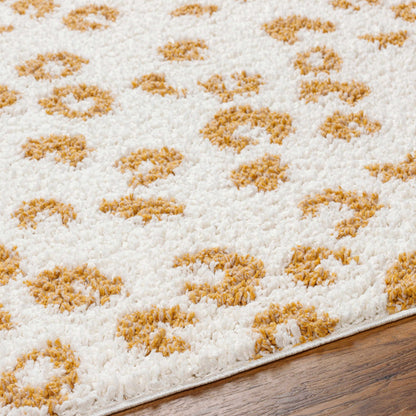 Altin Leopard Print White Area Rug - Decor Addict, LLC