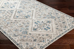 Meja Cream & Blue Washable Area Rug - Decor Addict, LLC