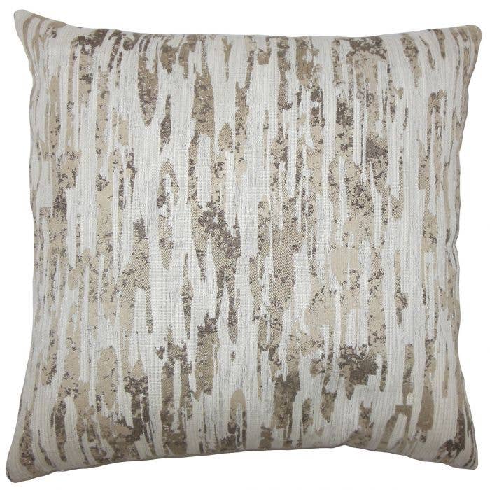 Savoy Throw Pillow: Alabaster / 26" x 26" - Decor Addict, LLC