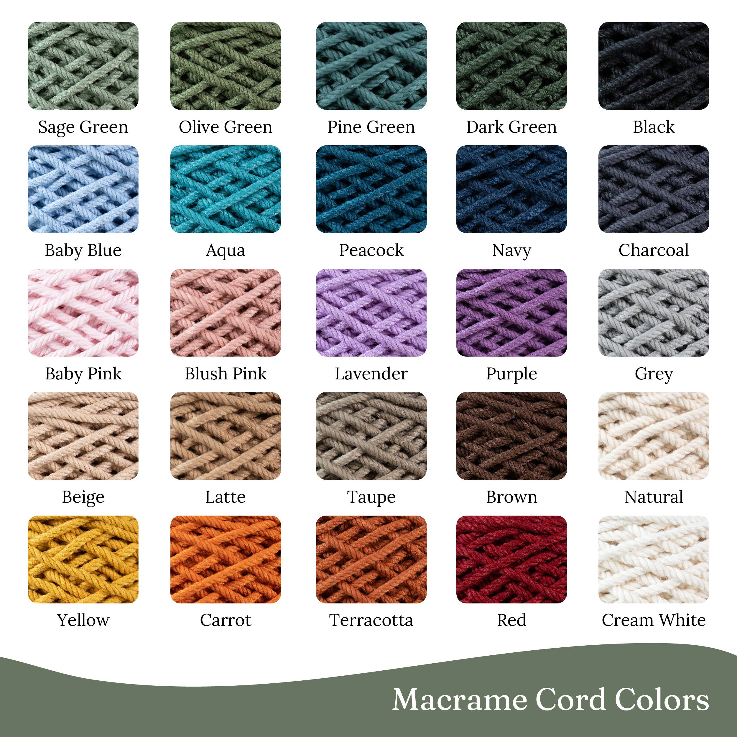 Yarn Wall Hanging Decor For Room W59: Size L / Style B1 - Decor Addict, LLC