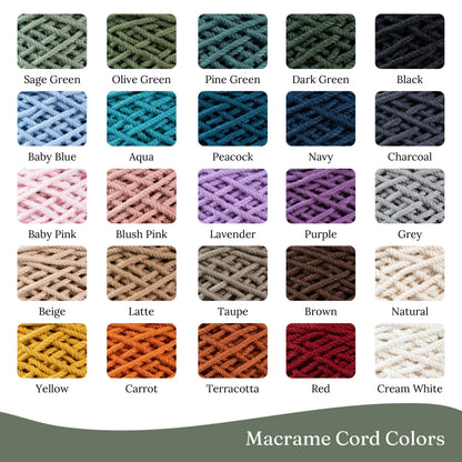 Yarn Wall Hanging Decor For Room W59: Size L / Style B1 - Decor Addict, LLC