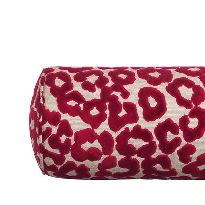 Elvira Neckroll Pillow: Beige - Decor Addict, LLC