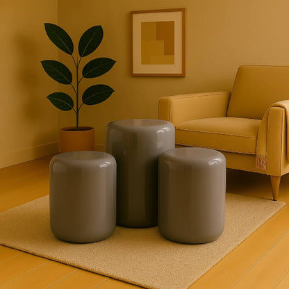 Iron Gray Side Table Sm: Gray / IRON - Decor Addict, LLC