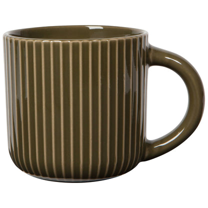 Olive Branch Fluted Mug - Decor Addict, LLC