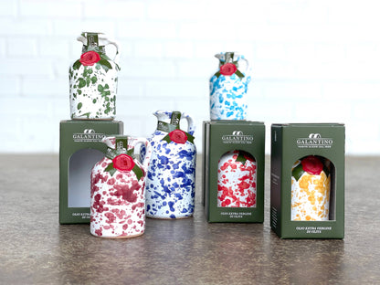 Mixed Colors Fantasia Extra Virgin Olive Oil Ceramic 100ml - Decor Addict, LLC