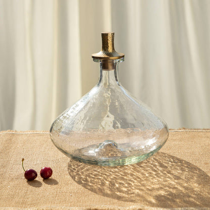 Pebbled Decanter Wide - Decor Addict, LLC