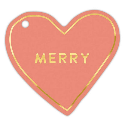 Gift Tag Book - Die-Cut Hearts: Material - Decor Addict, LLC