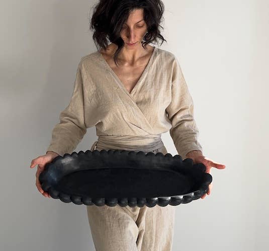 FORMA XXL handmade concrete bowl : Black - Decor Addict, LLC