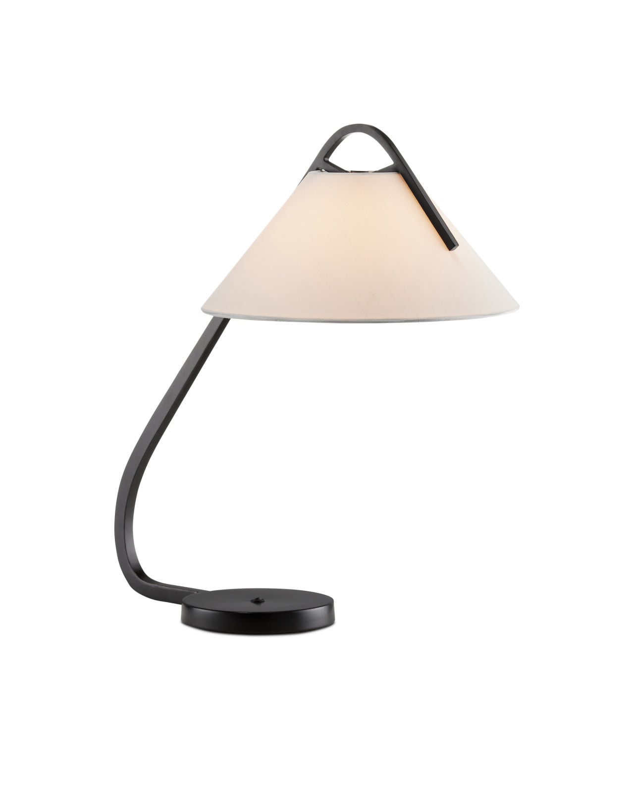 Frey Black Desk Lamp by Currey & Company