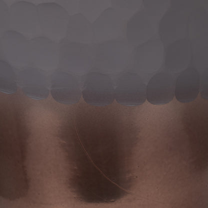 Glass, 17" 2-tone Hand-cut Vase, Metallic - Decor Addict, LLC