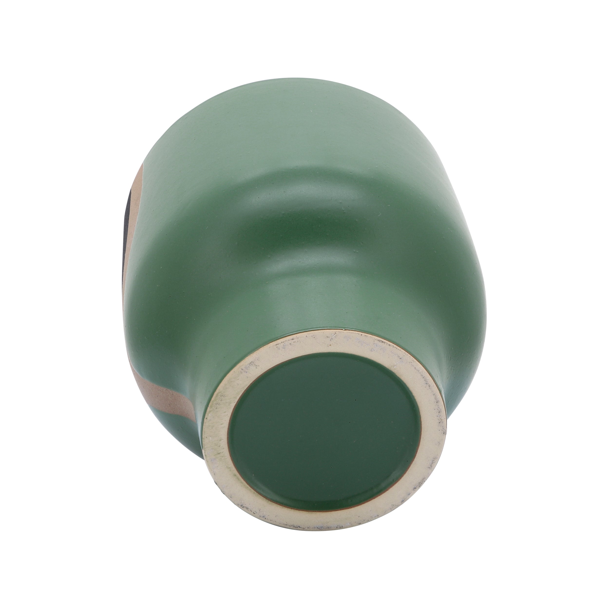 Cer, 10" Mushroom Planter, Olive - Thumbnail 4