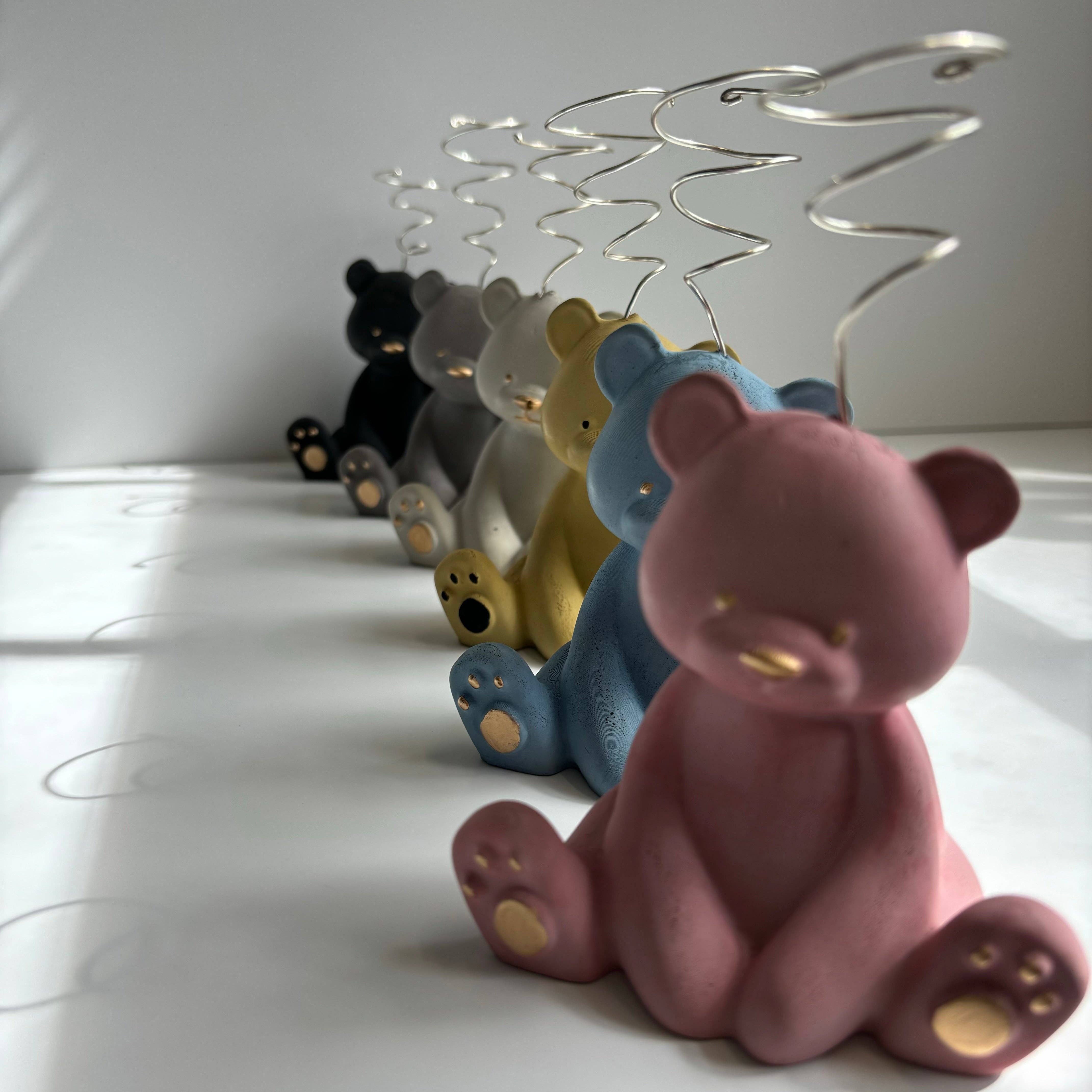 Bear Air Plant Holder: Pink - Decor Addict, LLC