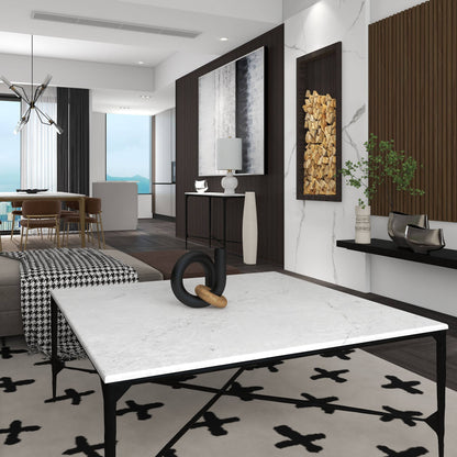 Kaia Decorative Metal Sculpture: Rough Gold/black Finish - Decor Addict, LLC