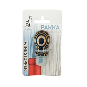 3" Blue Pakka Bottle Stopper - Carded - Decor Addict, LLC