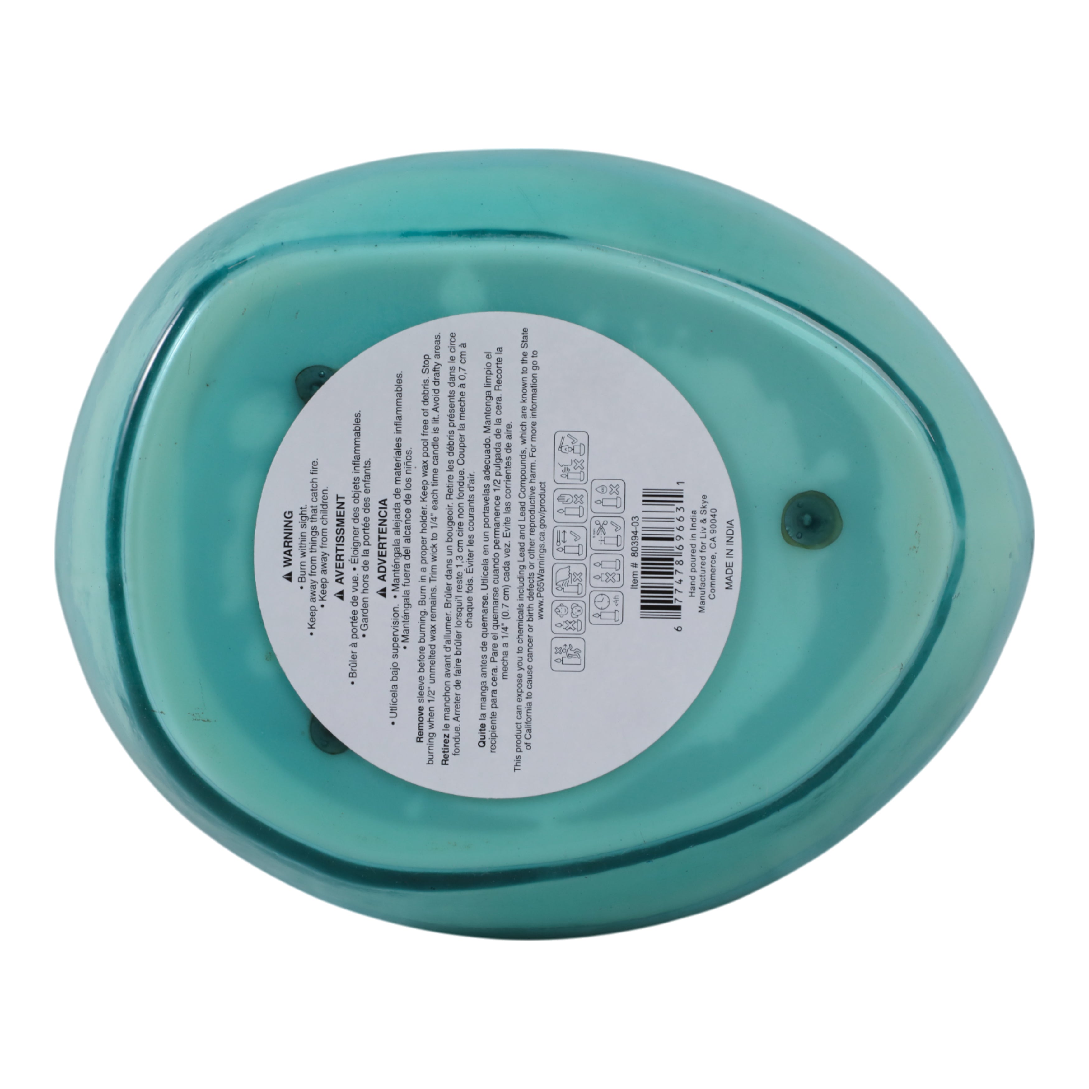 10x3" 61 Oz Wood Sage & Sea Salt Scented Candle, B - Decor Addict, LLC