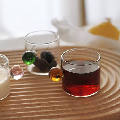 Retro Tea Glass Set: Yellow / 6 - Decor Addict, LLC