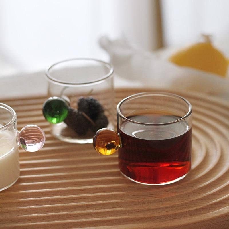 Retro Tea Glass Set: Yellow / 6 - Decor Addict, LLC