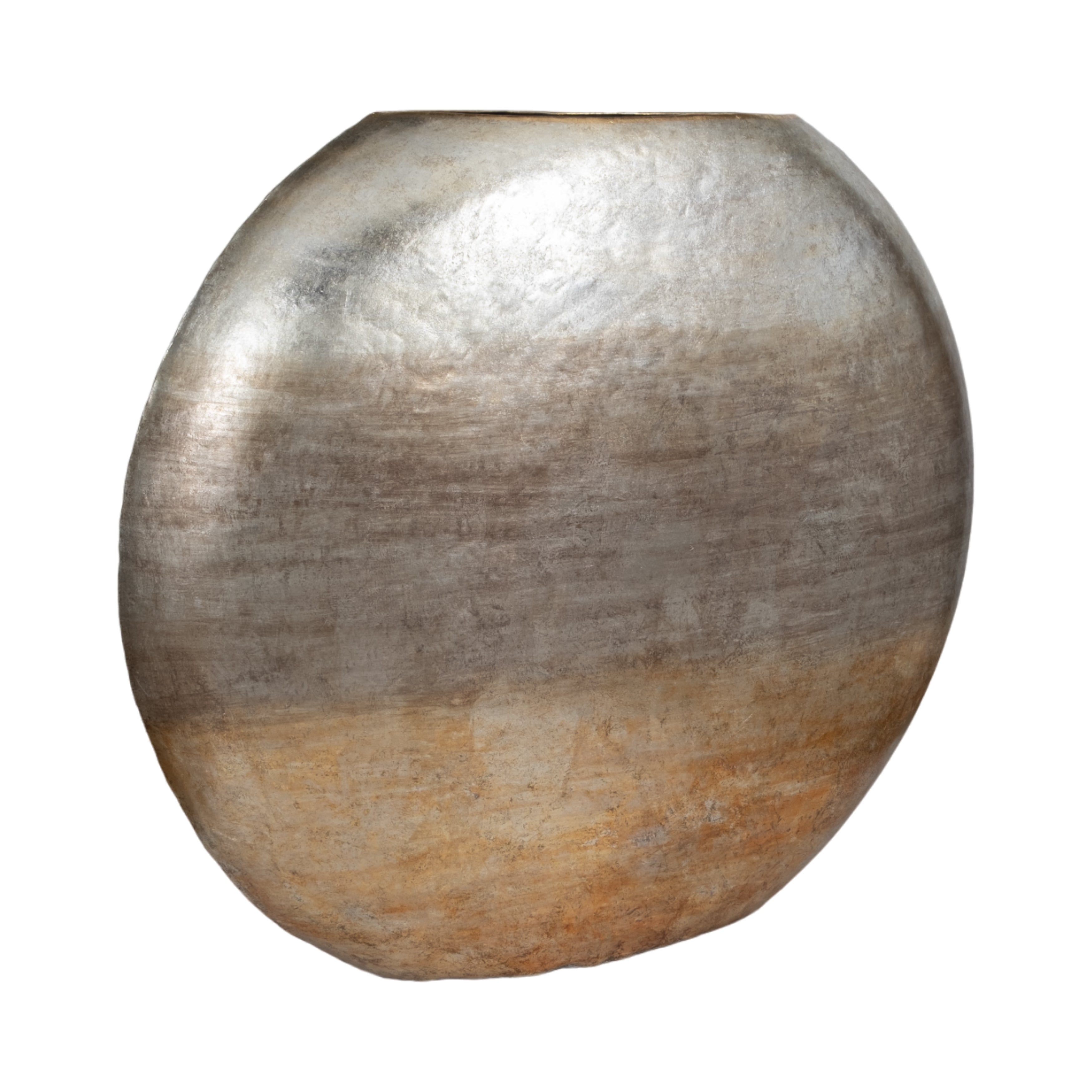 63" Oversized Round Metallic Ombre Vase, Multi - Decor Addict, LLC
