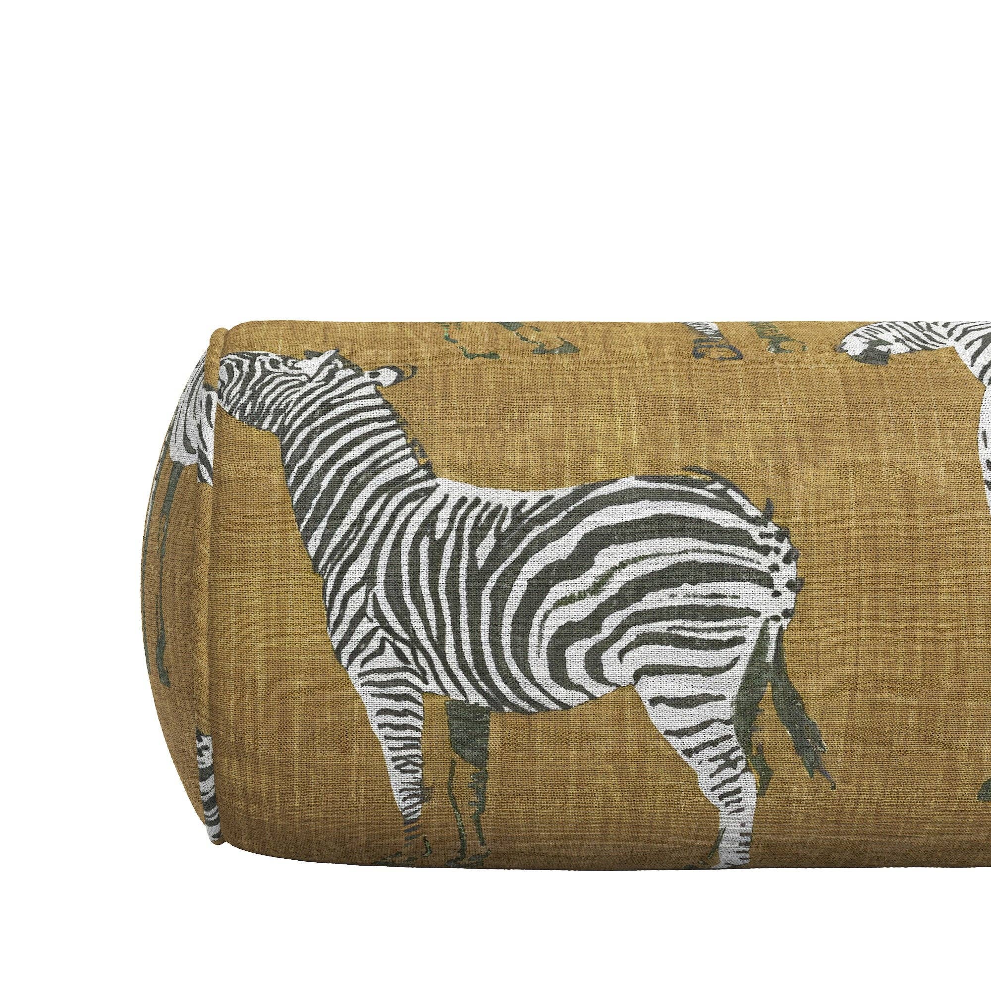 Arlington Bolster Pillow: Flame / 8" x 24" - Decor Addict, LLC