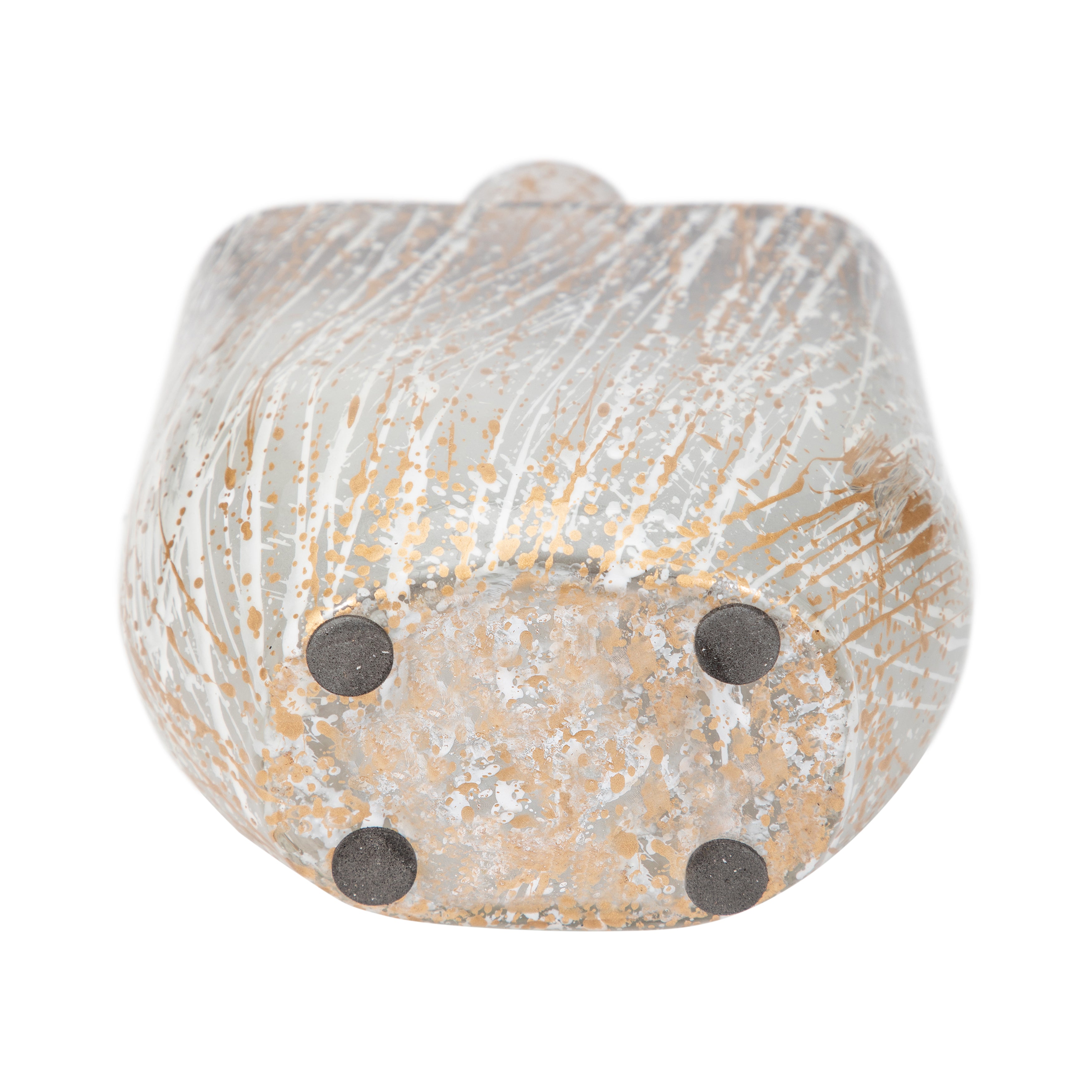 Glass,10",striped Stained Vase,multi - Decor Addict, LLC