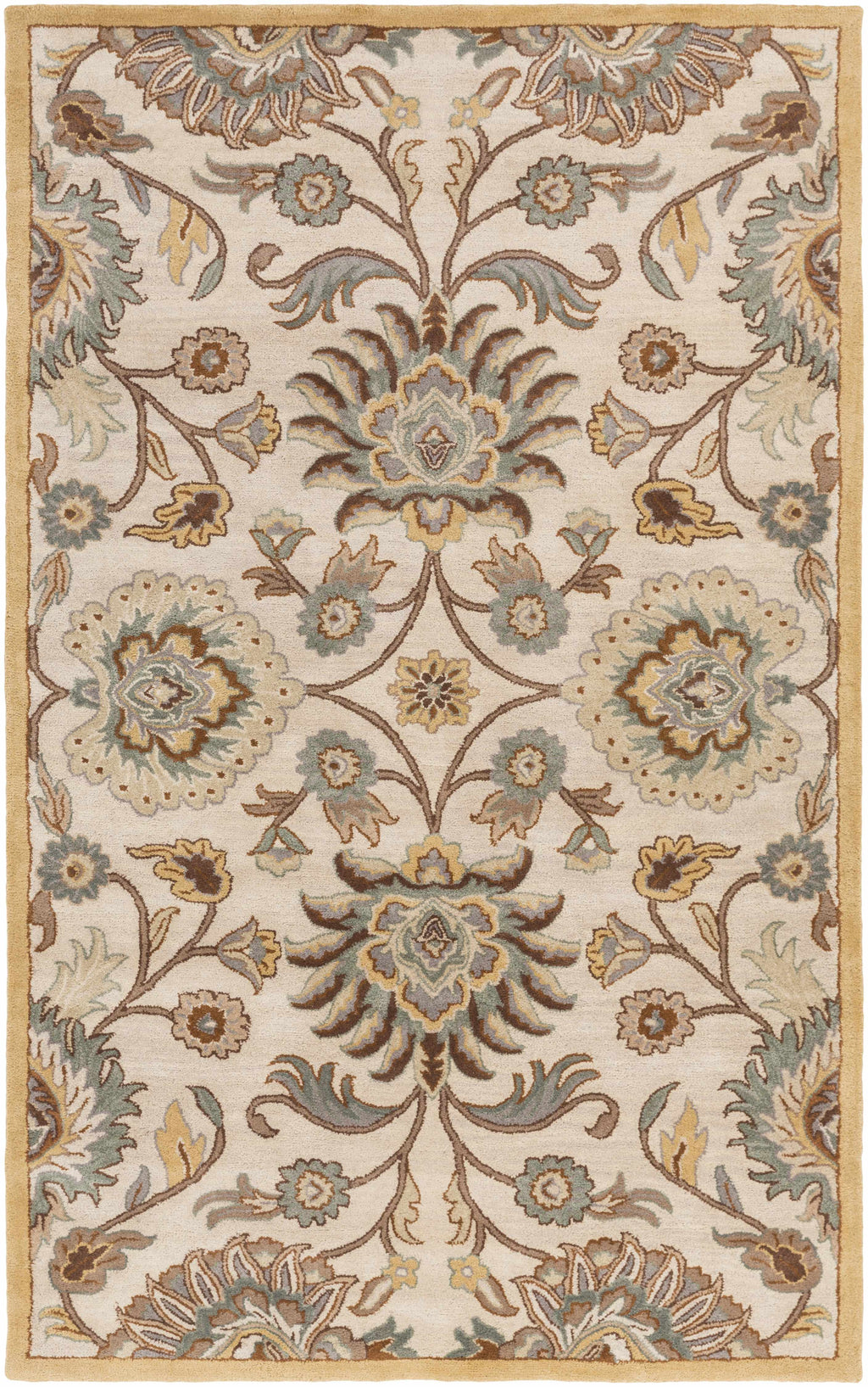 Conesus Hand Tufted Tan 1012 Wool Rug - Decor Addict, LLC