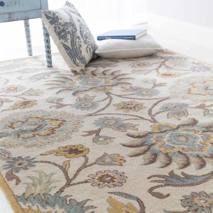 Conesus Hand Tufted Tan 1012 Wool Rug - Decor Addict, LLC