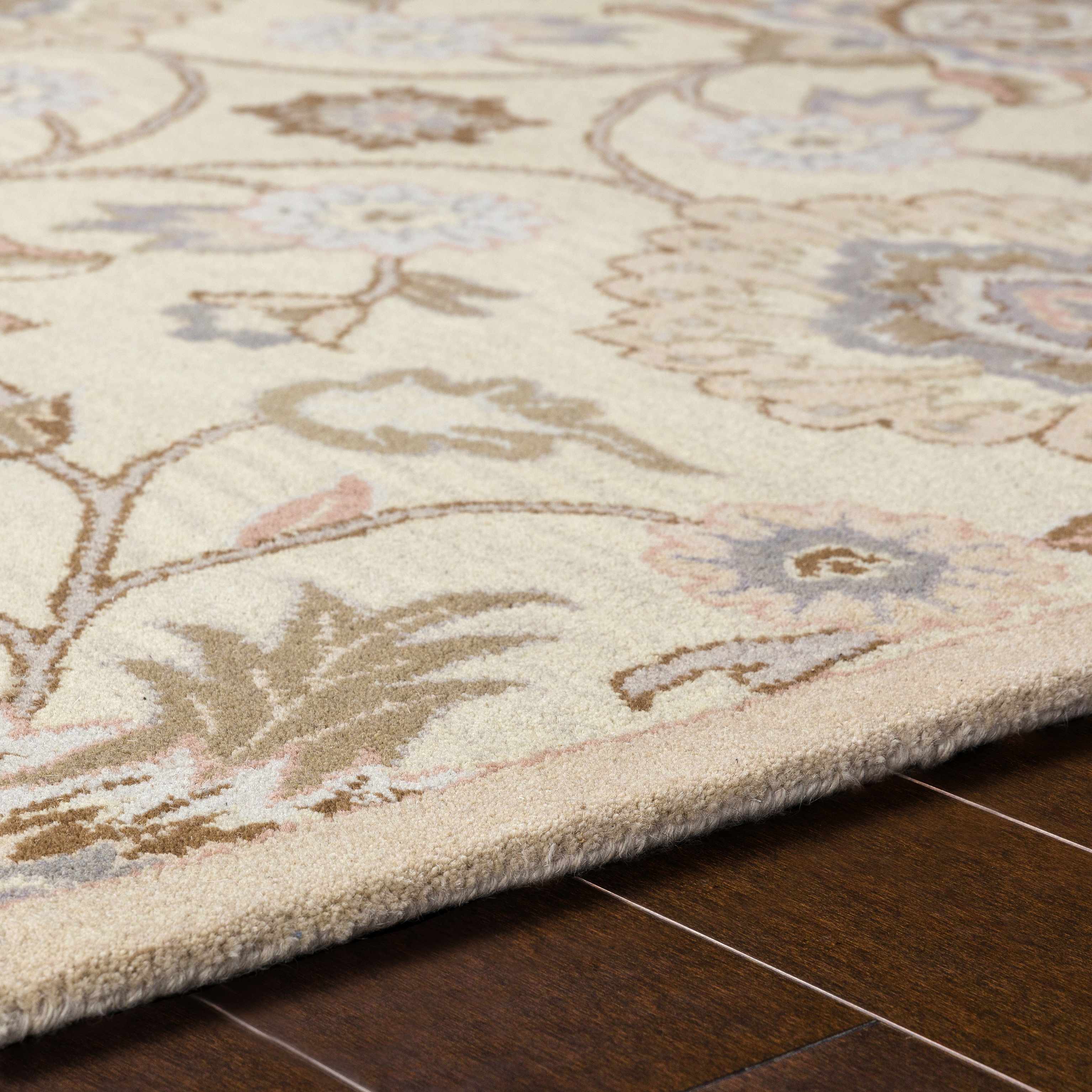 Conesus Hand Tufted Ivory 1109 Wool Rug - Decor Addict, LLC