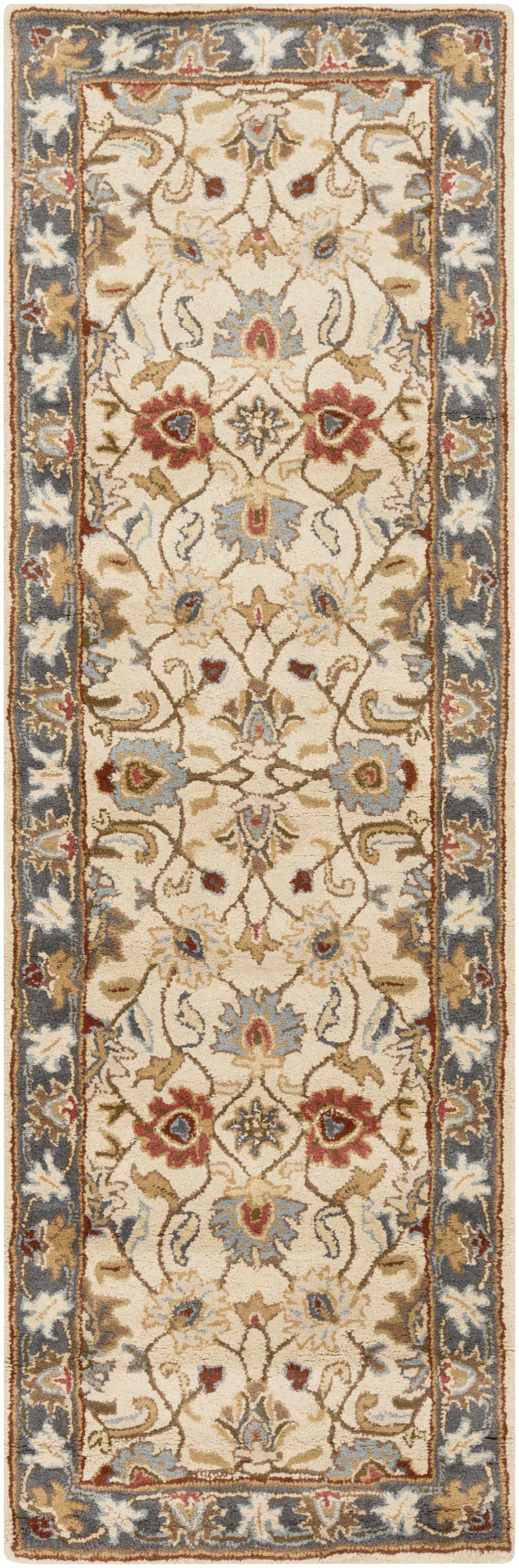 Cherryfield 1125 Yellow&Sage Wool Rug - Decor Addict, LLC