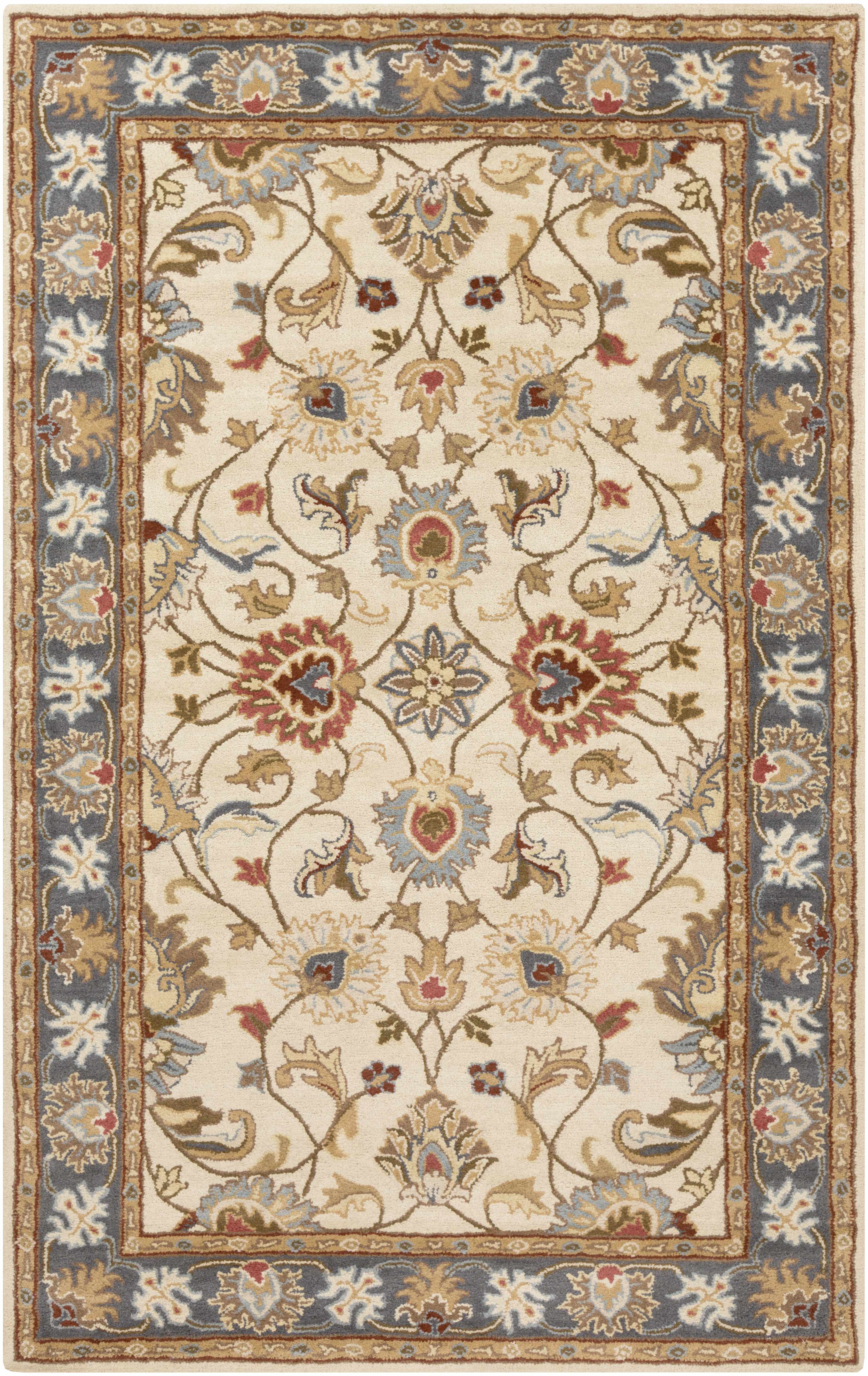 Cherryfield 1125 Yellow&Sage Wool Rug - Decor Addict, LLC