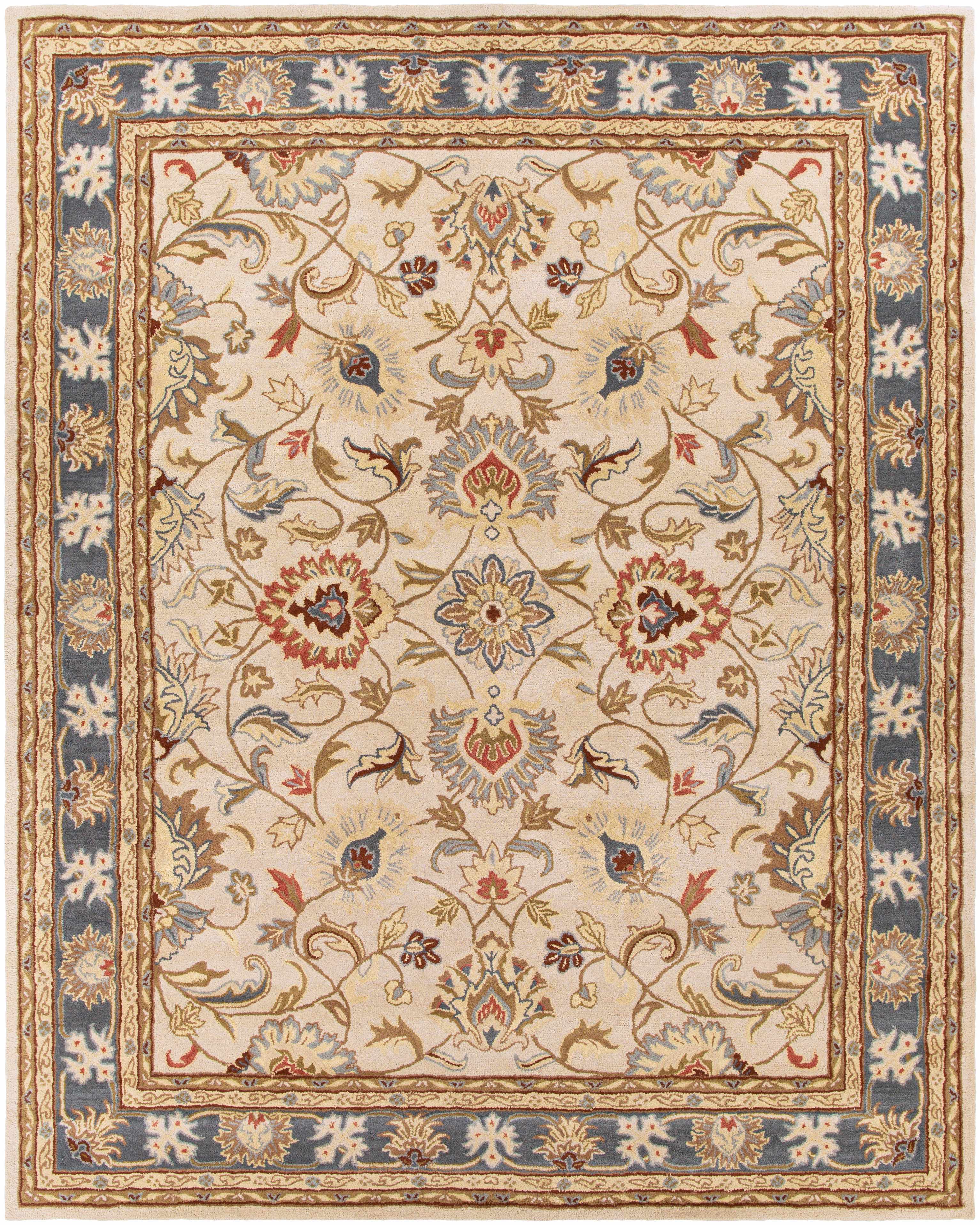 Cherryfield 1125 Yellow&Sage Wool Rug - Decor Addict, LLC