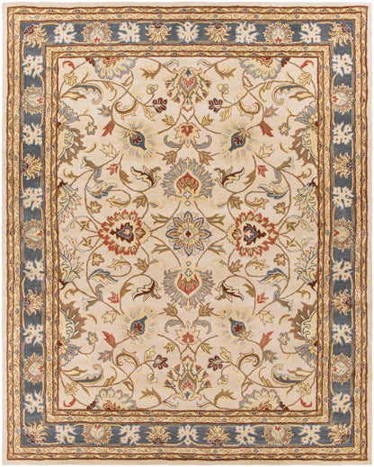 Cherryfield 1125 Yellow&Sage Wool Rug - Decor Addict, LLC